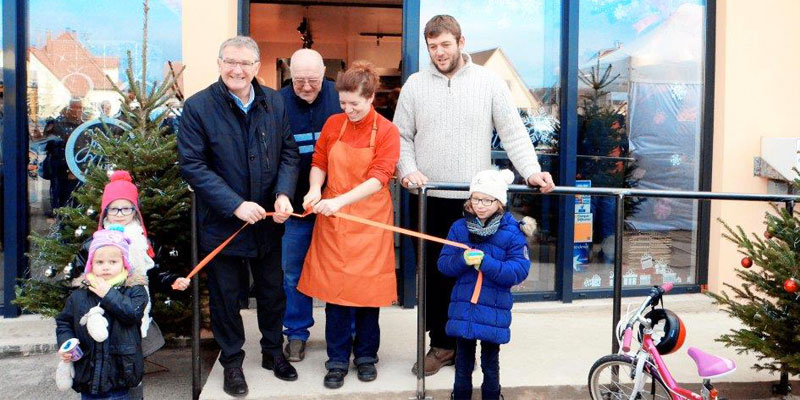 inauguration du magasin la ferme rottmattt à sand